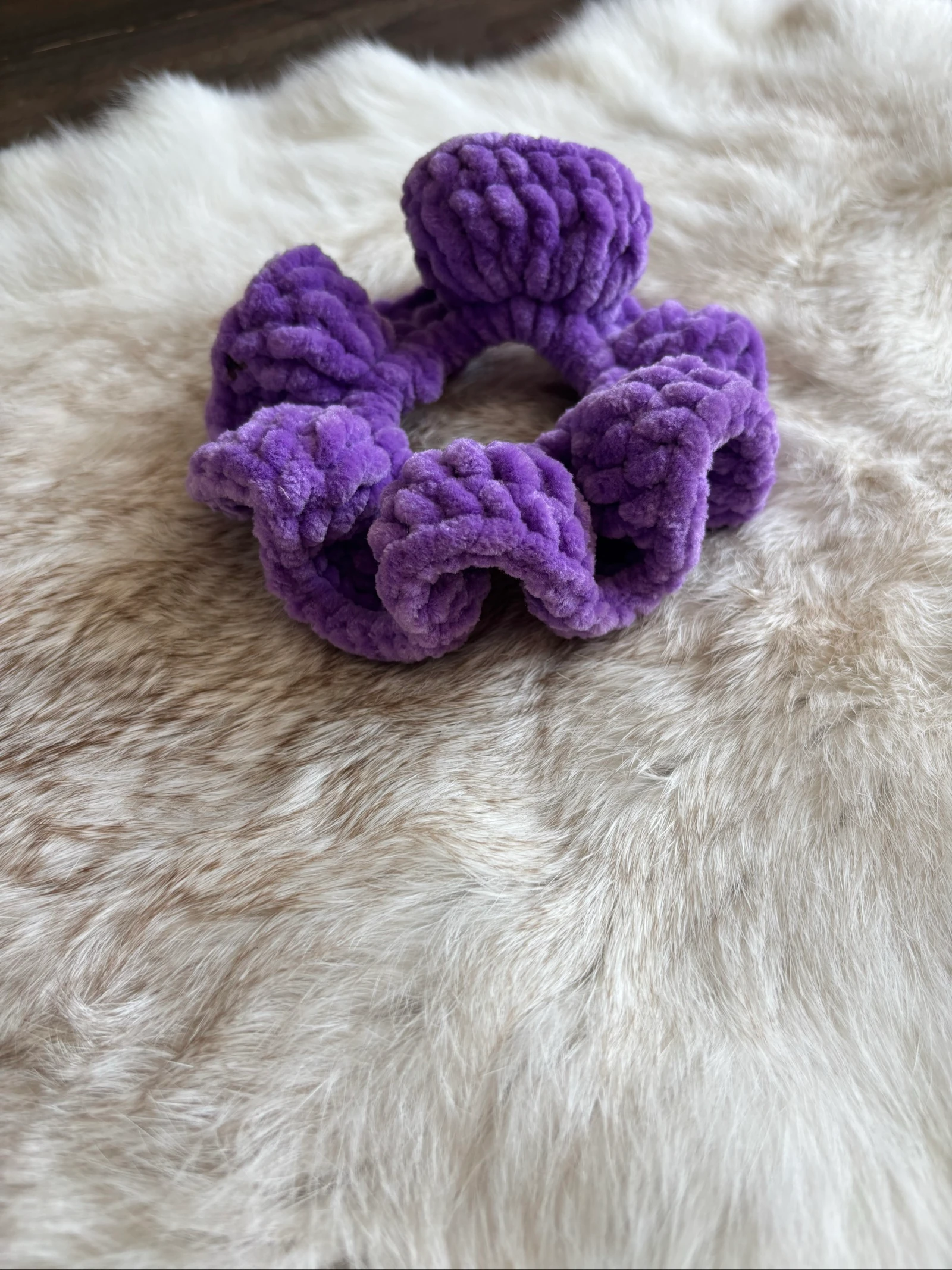 Scrunchie de crochê – photo 3